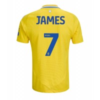 Dres Leeds United Daniel James #7 Preč 2024-25 Krátky Rukáv